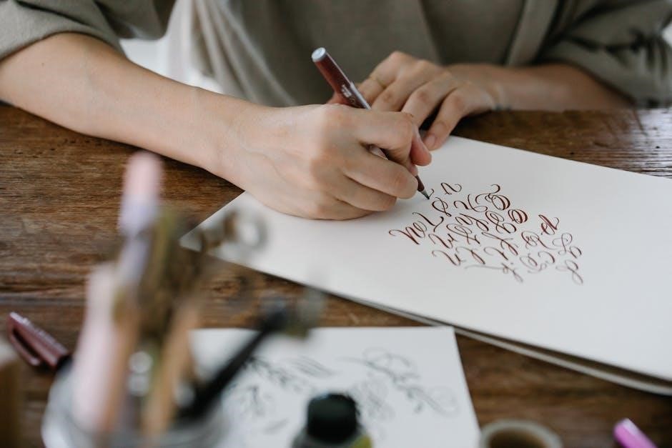 free printable beginner calligraphy practice sheets pdf